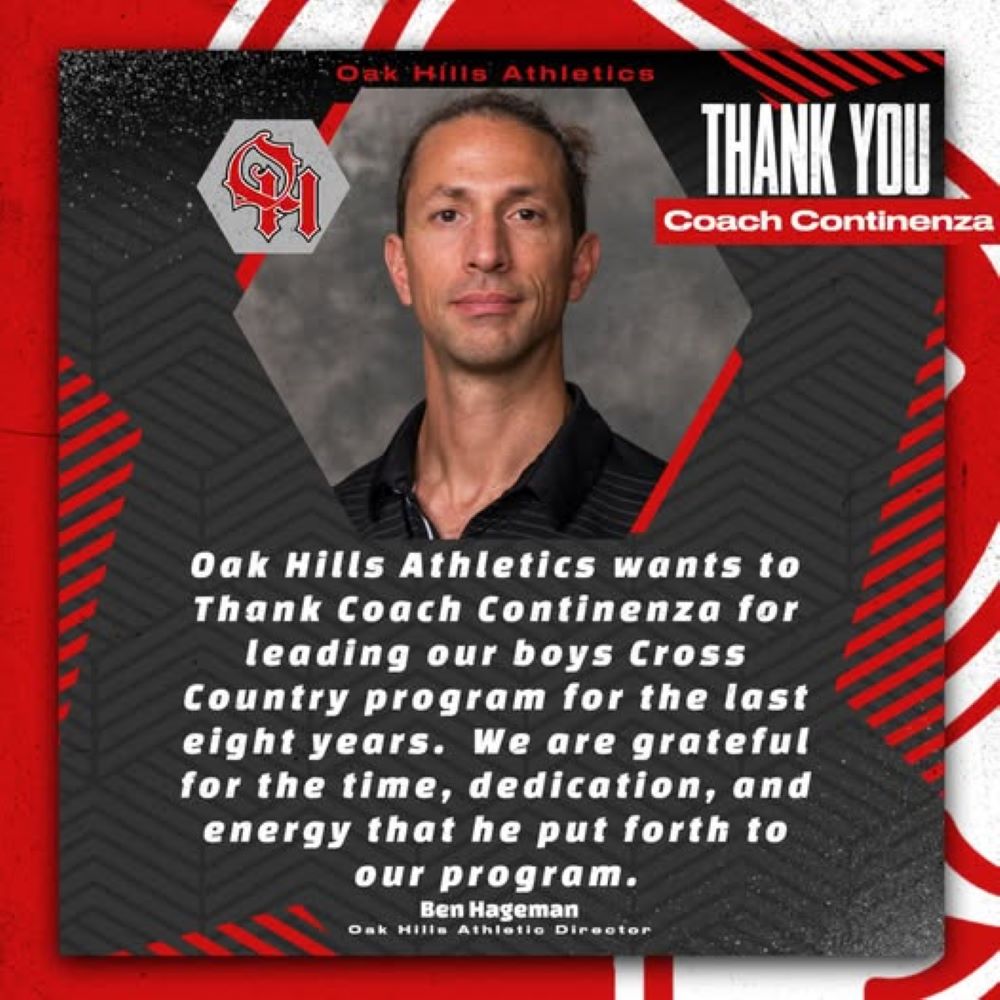 Thank you Coach Continenza